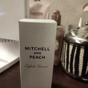 Mitchell and peach body oil